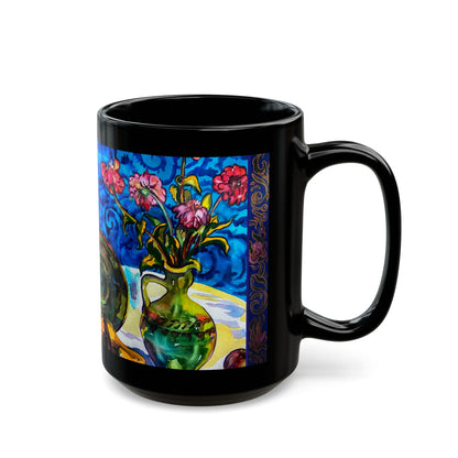 Ceramic Mug - Green Vase