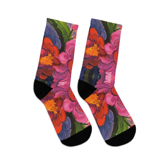Eco-Friendly Socks - Pink Magnolias