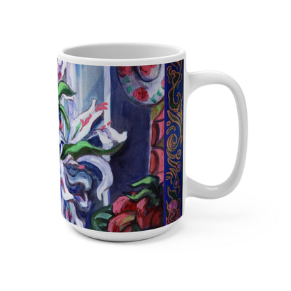 Ceramic Mug - White Magnolias