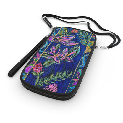 Passport Wallet - Midnight Garden - Monica in the Garden