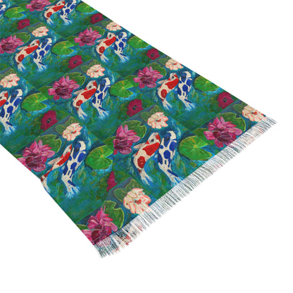 Scarf - Koi Pond - Monica in the Garden