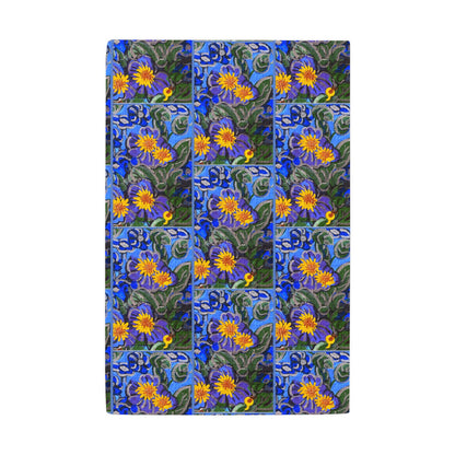 Kitchen Hand Towel - Morning Glories #2