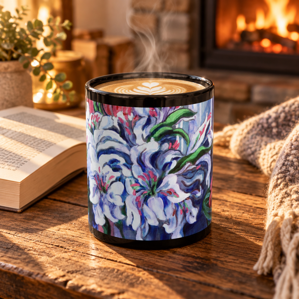 Ceramic Mug - White Magnolia