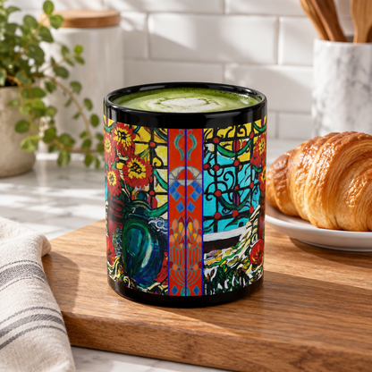 Ceramic Mug - Stained Glass