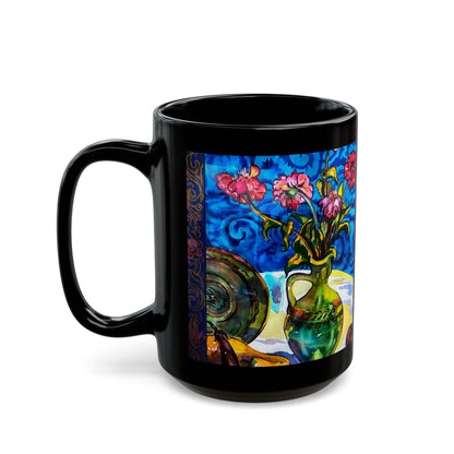 Ceramic Mug - Green Vase