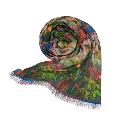 Scarf - Spanish Hillside