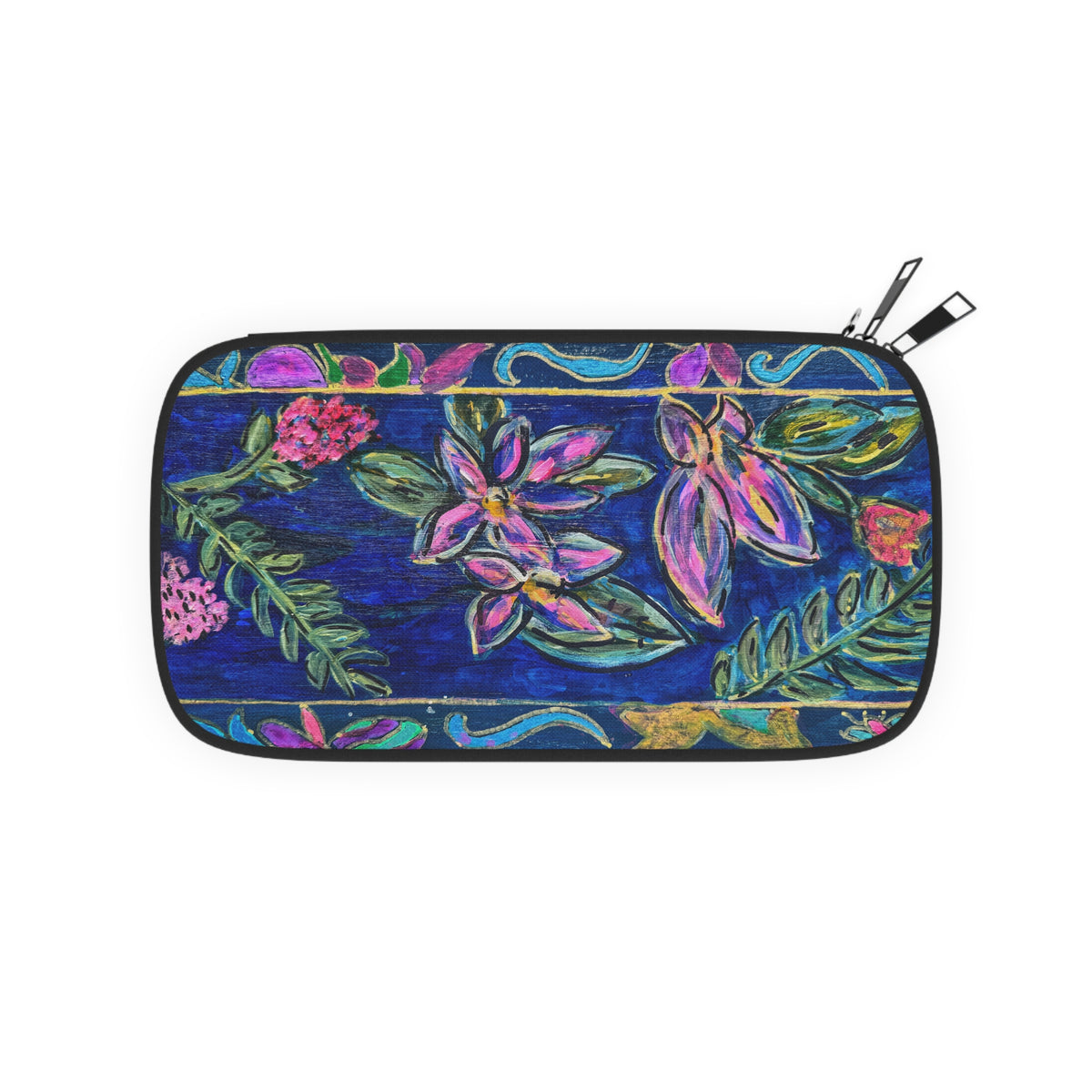 Passport Wallet - Midnight Garden - Monica in the Garden