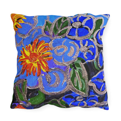 Outdoor Pillows - The Happy Blues