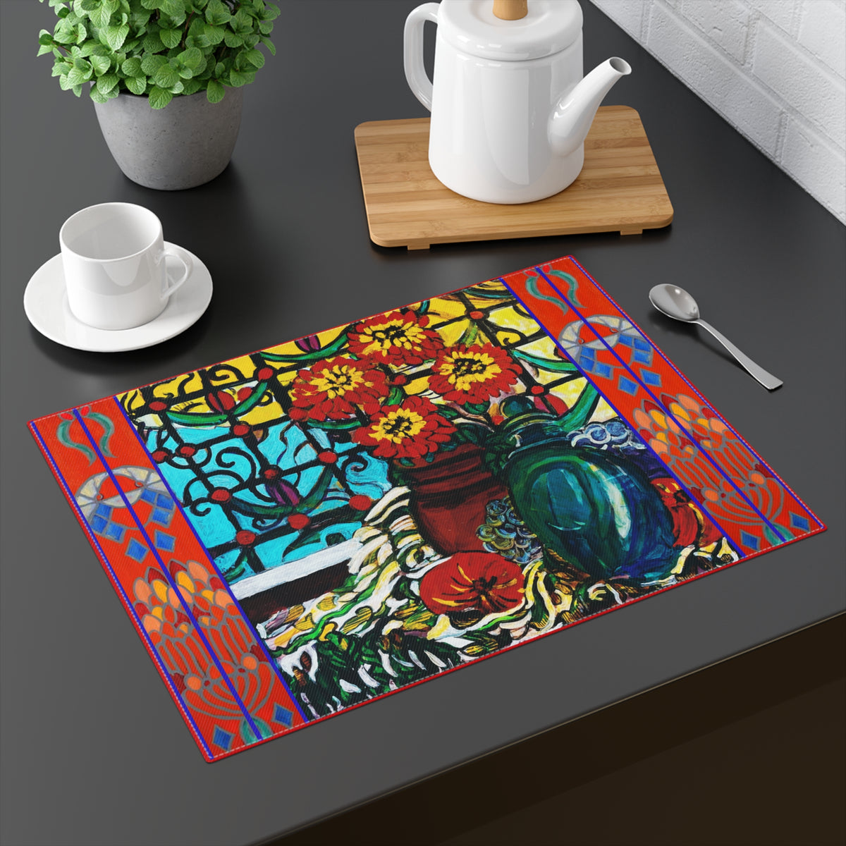 Placemat, Stained Glass