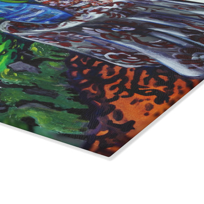 Tempered Glass Cutting Board - Pilar's Garden