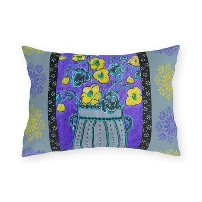 Outdoor Pillows - Lavender Vase