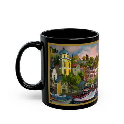 Ceramic Mug- Portofino Scene