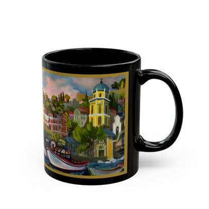 Ceramic Mug- Portofino Scene