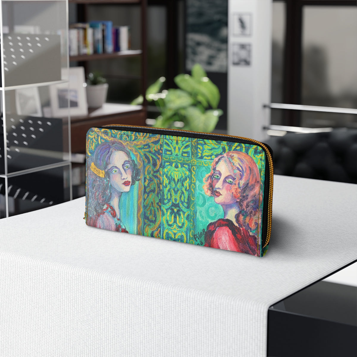 Zipper Wallet - 1920's Girls