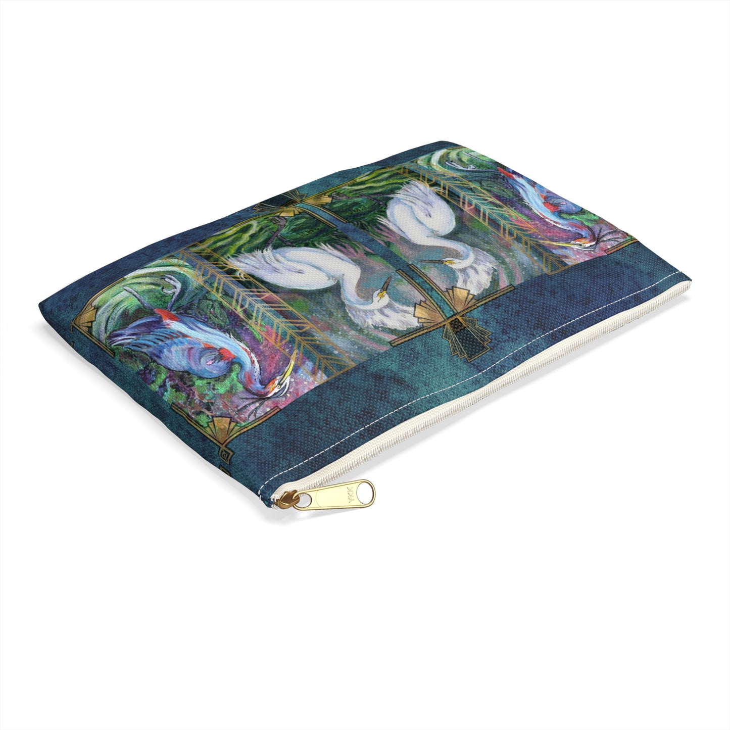 Pencil, Glasses and Accessory Pouch - Two Herons