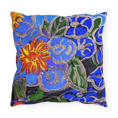 Outdoor Pillows - The Happy Blues