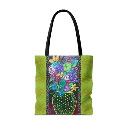 Tote Bag - Spring Green, by 'Monica in the Garden'