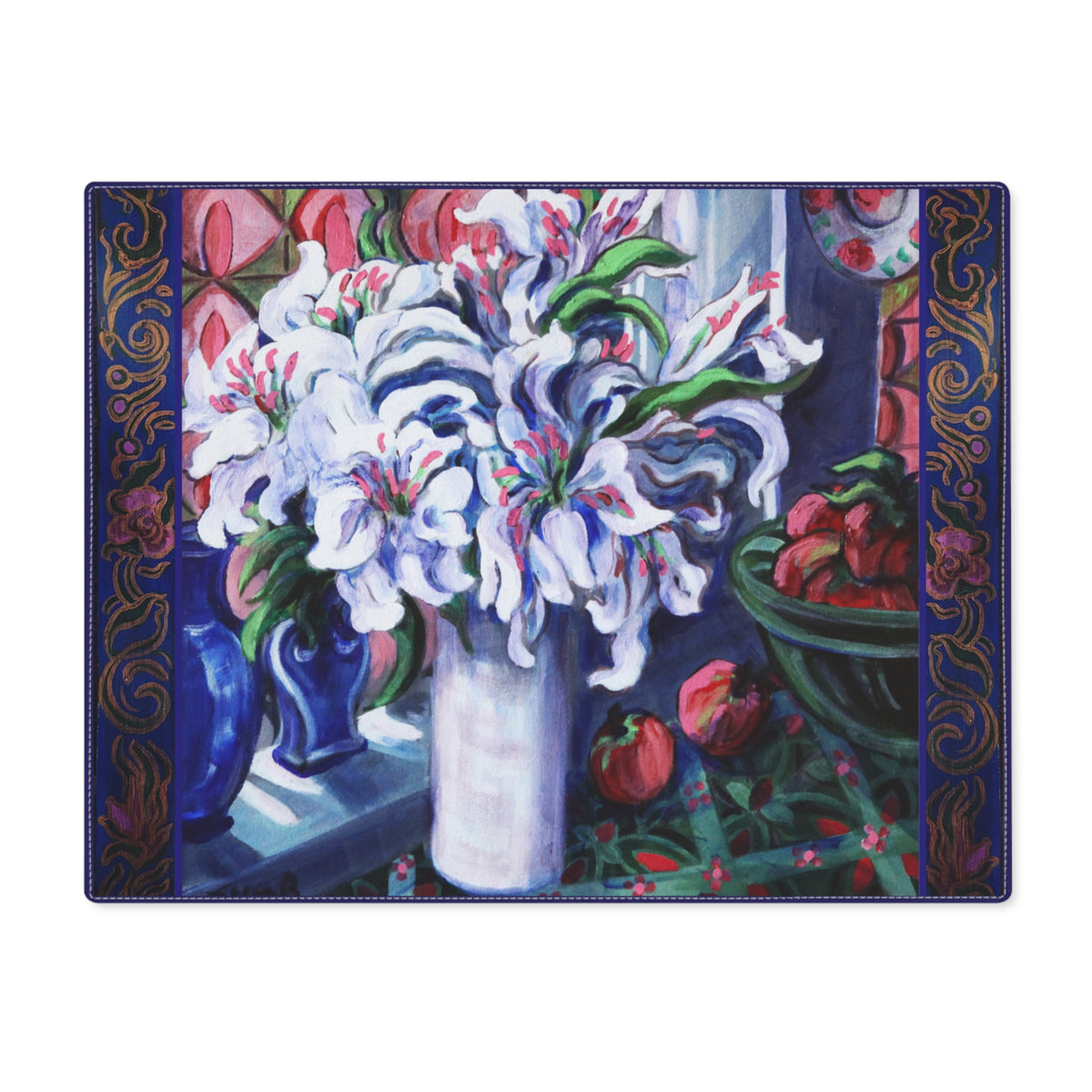 Placemat, White Magnolias
