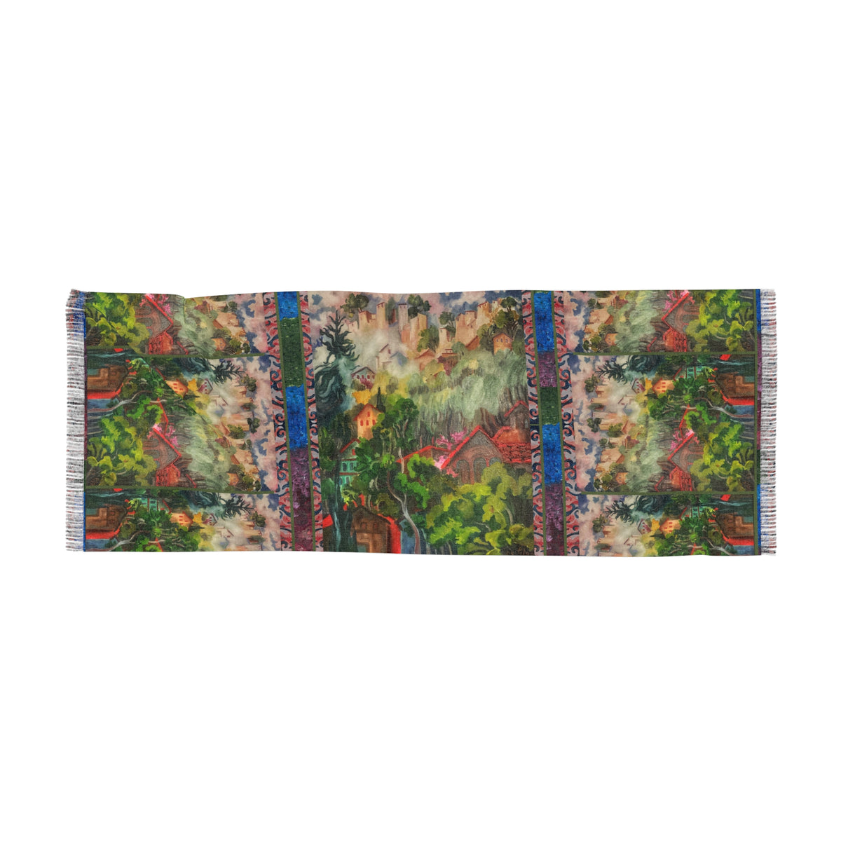 Scarf - Spanish Hillside