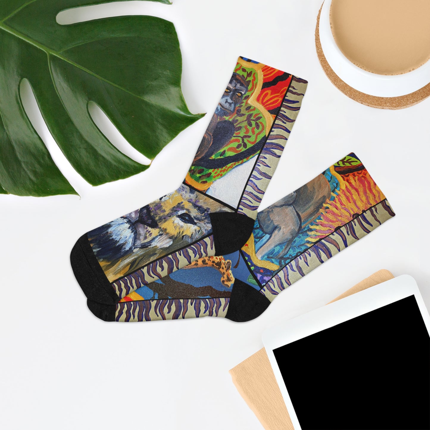 Eco-Friendly Socks - African Fauna