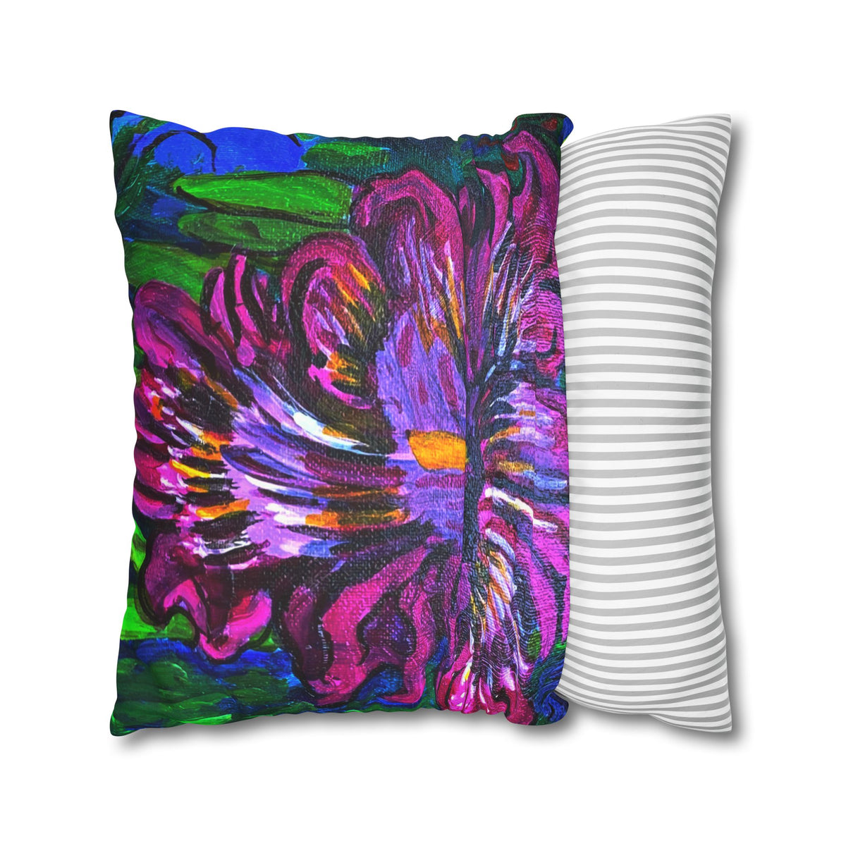 Faux Suede Square Pillowcase