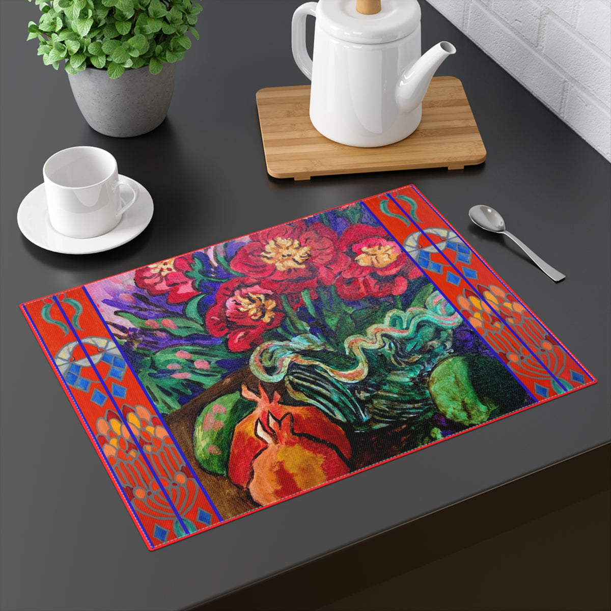 Placemat, Jenny's Pomegranates