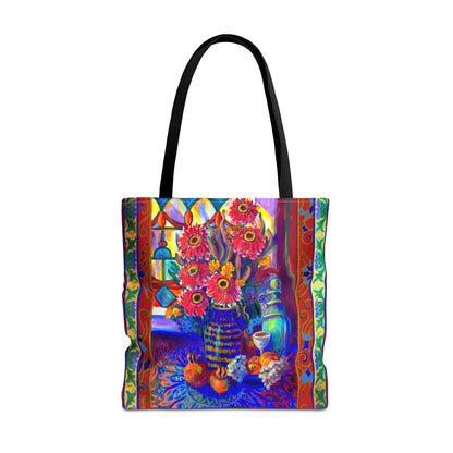 Tote Bag - Kitchen Zinneas