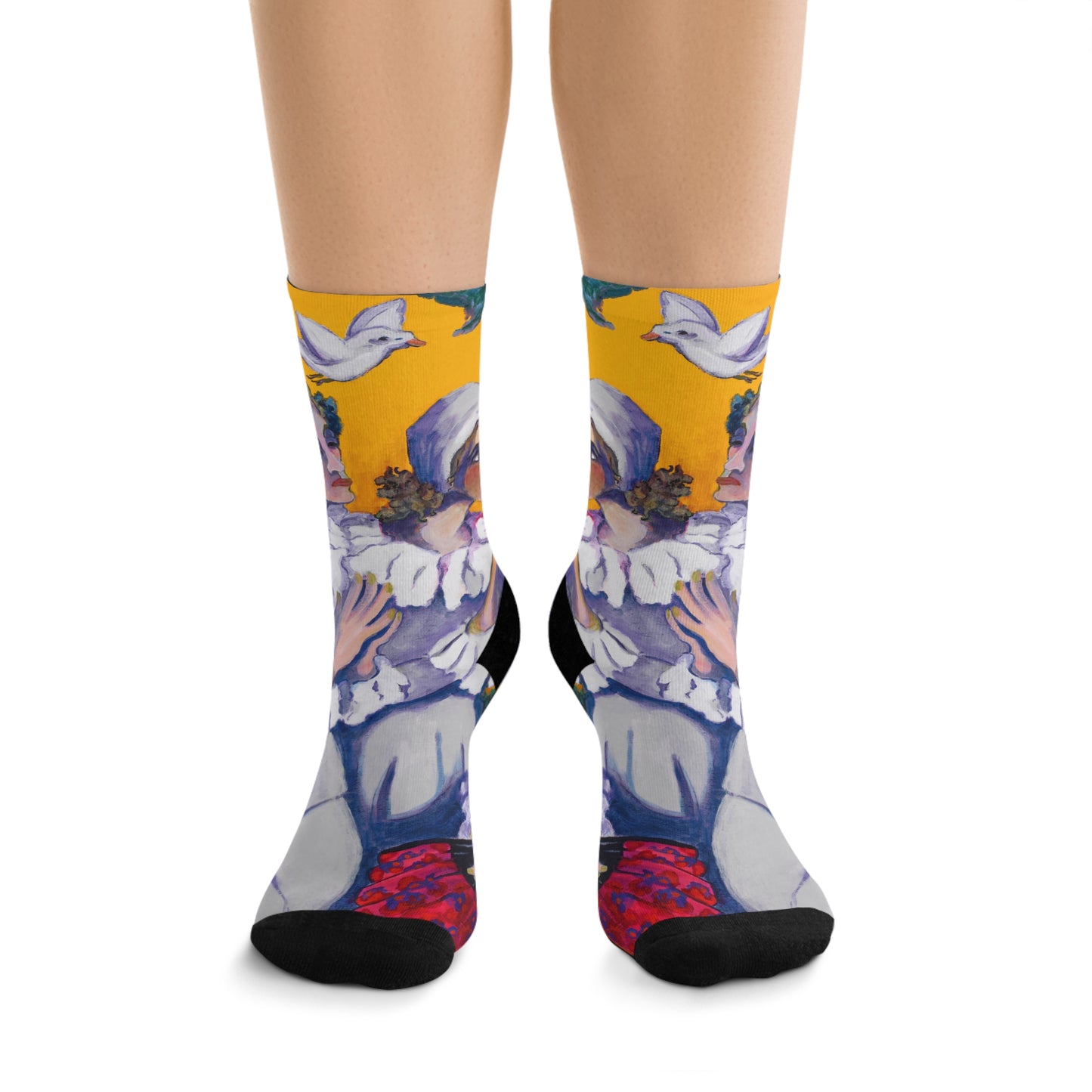 Eco-Friendly Socks - "Message of the Doves"