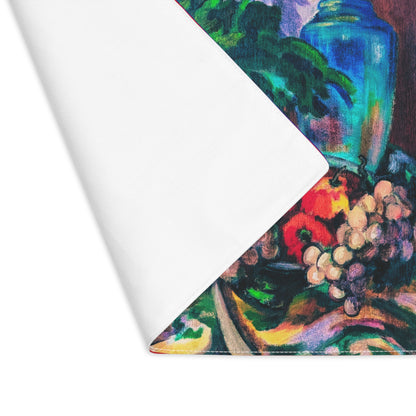 Placemat, Zinneas and Grapes