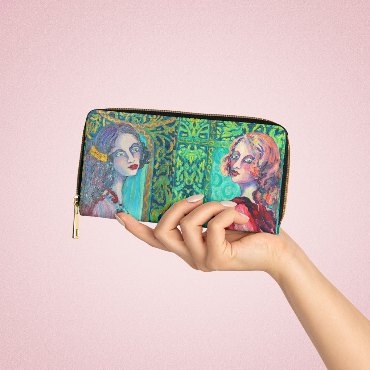 Zipper Wallet - 1920's Girls
