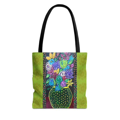Tote Bag - Spring Green, by 'Monica in the Garden'