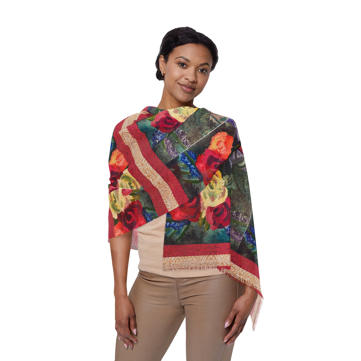 Scarf - Tea Roses