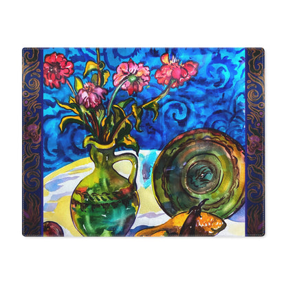 Placemat, Green Vase