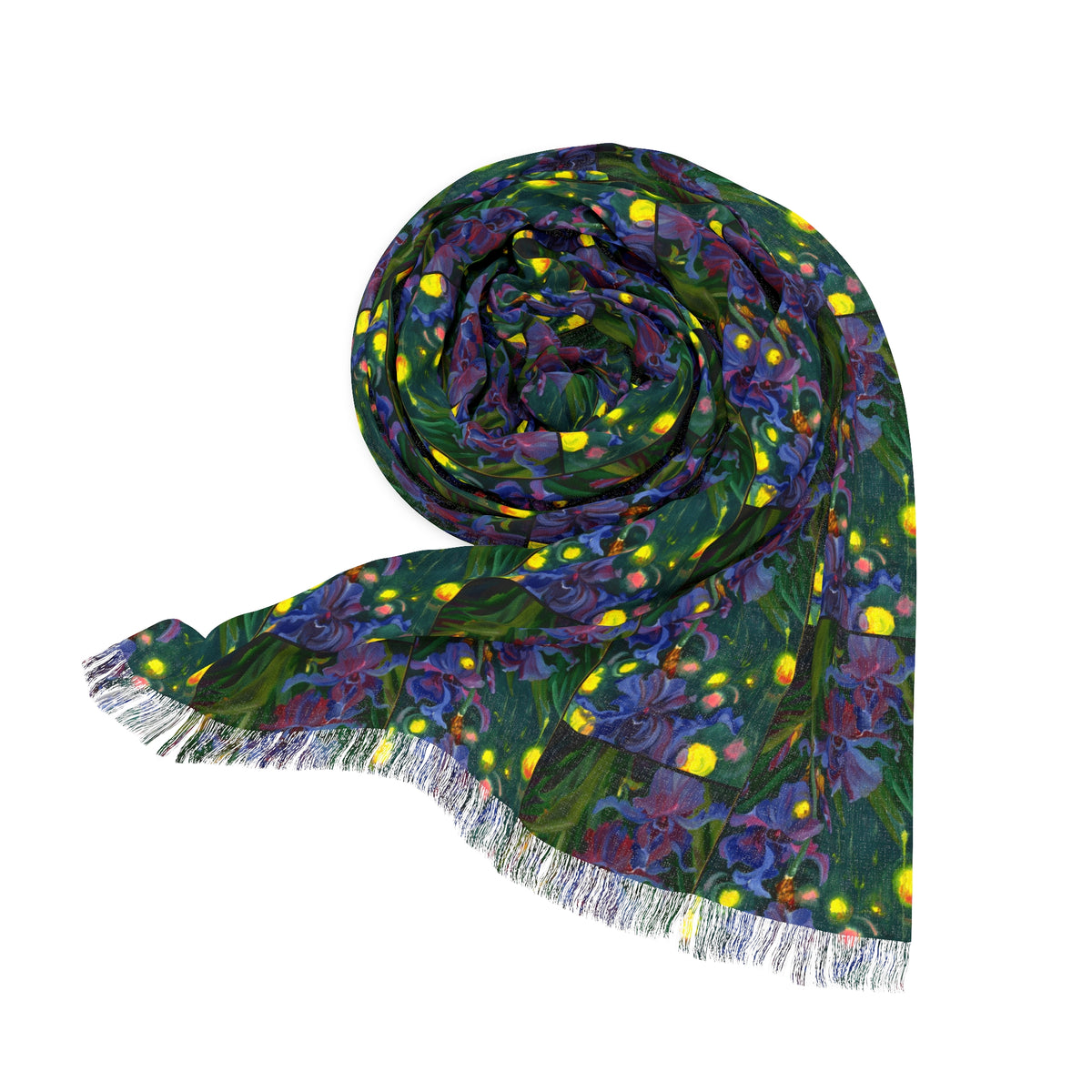 Scarf - Twilight Irises