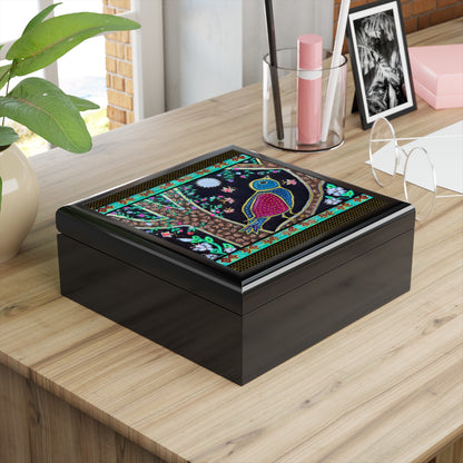 Keepsake Box - Bird and Moon