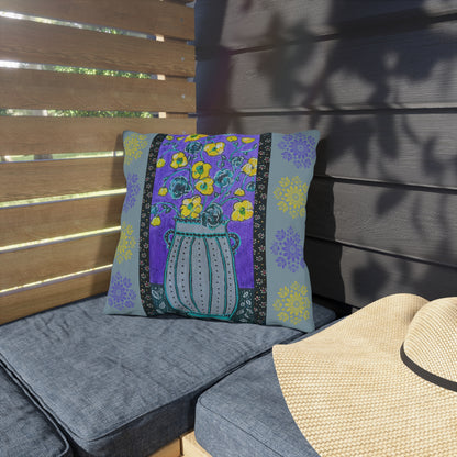 Outdoor Pillows - Lavender Vase