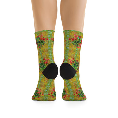 Eco-Friendly Socks - Poppy Party