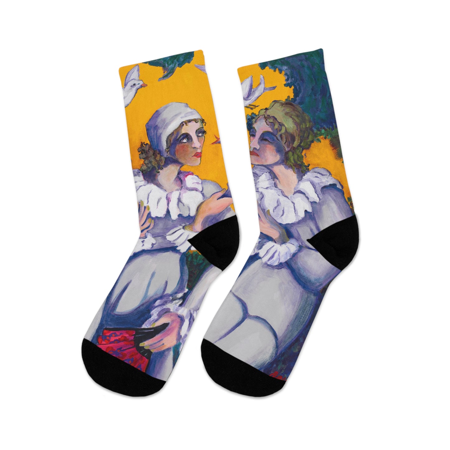 Eco-Friendly Socks - "Message of the Doves"