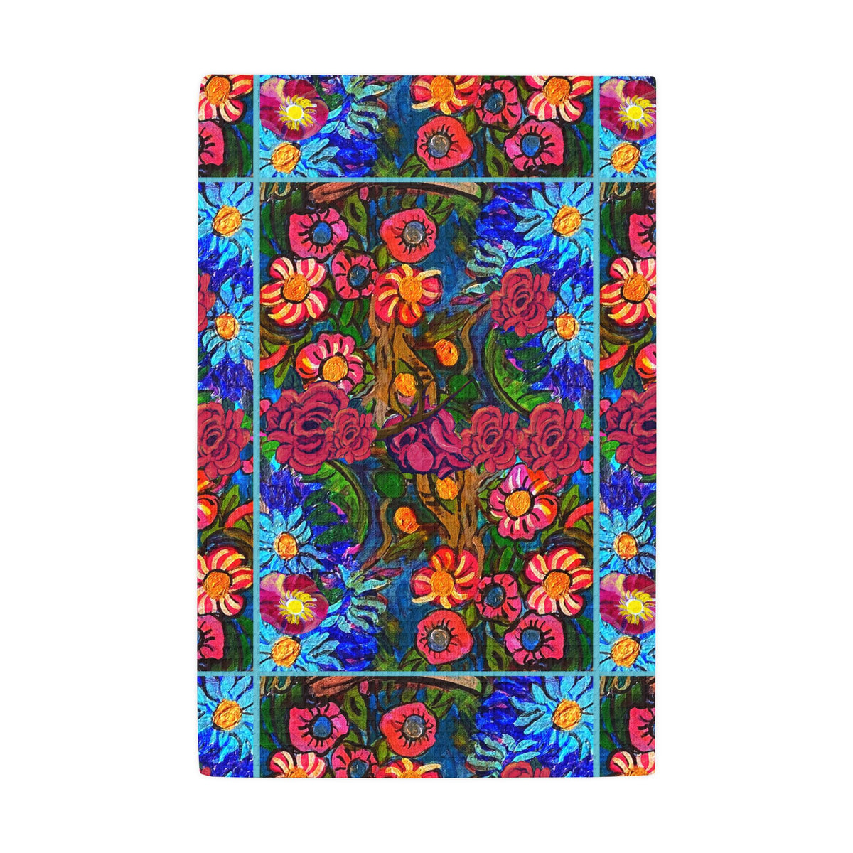 Kitchen Hand Towel - Riot of Flowers