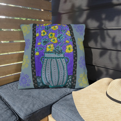 Outdoor Pillows - Lavender Vase