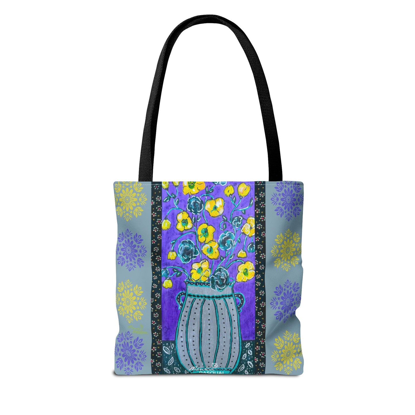 Tote Bag - Lavendar Vase by 'Monica in the Garden'