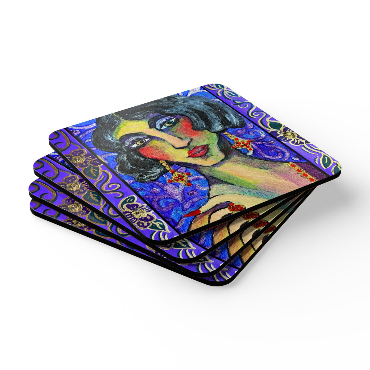 Corkwood Coaster Set