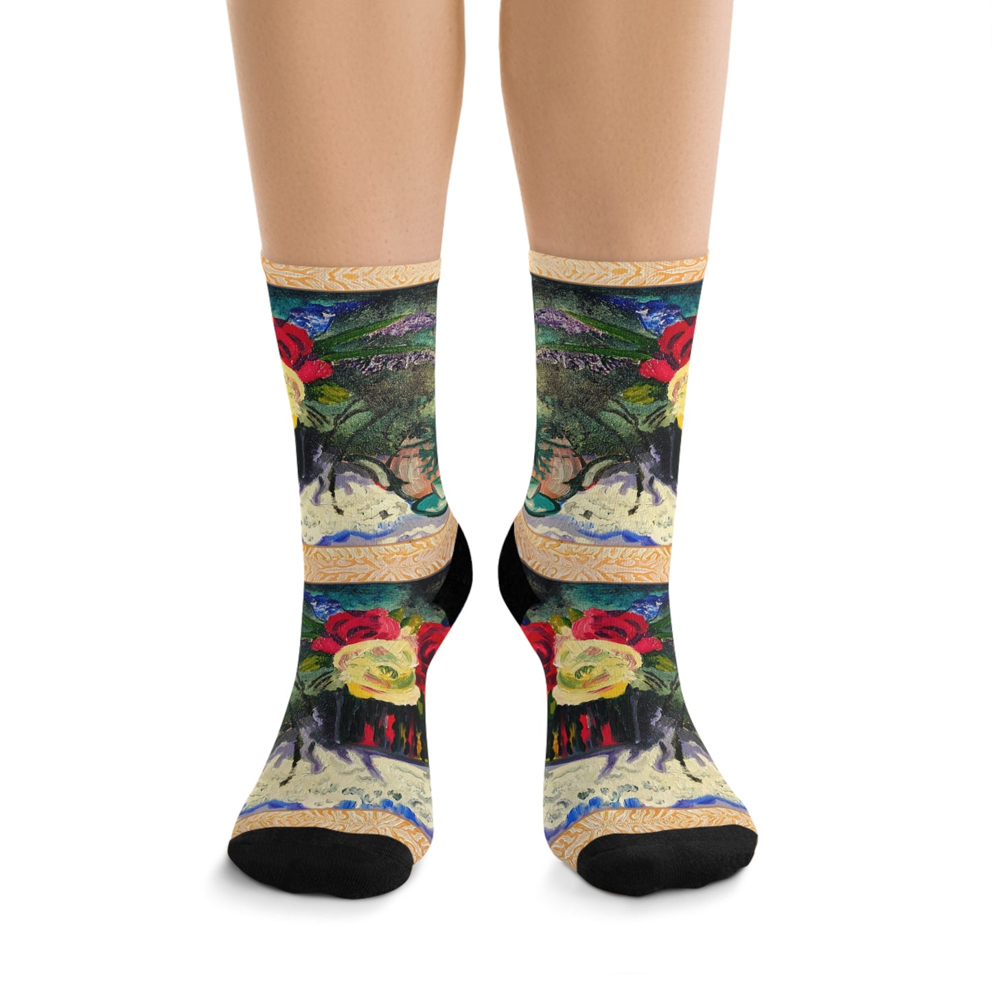 Eco-Friendly Socks - Tea Roses