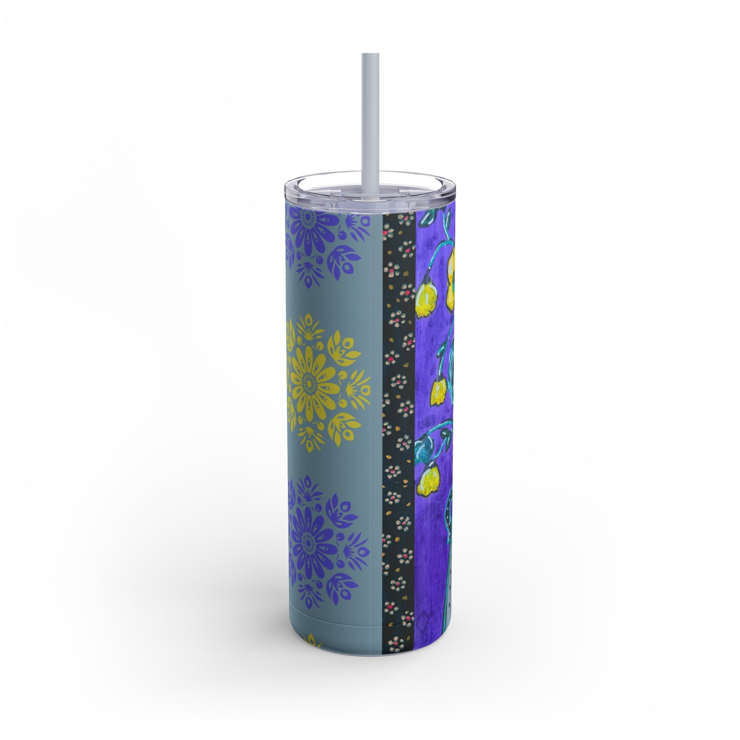 Skinny To-Go Tumble - Lavender Vase, 20oz