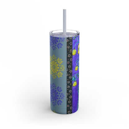 Skinny To-Go Tumble - Lavender Vase, 20oz