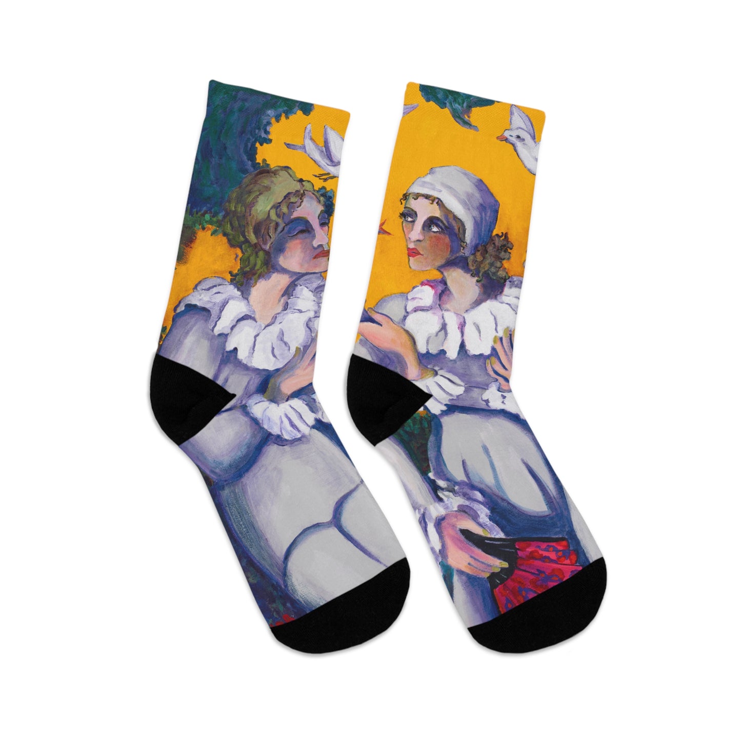 Eco-Friendly Socks - "Message of the Doves"