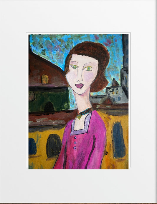 Fine Art Print - "Village Girl" by Monica Pasqual