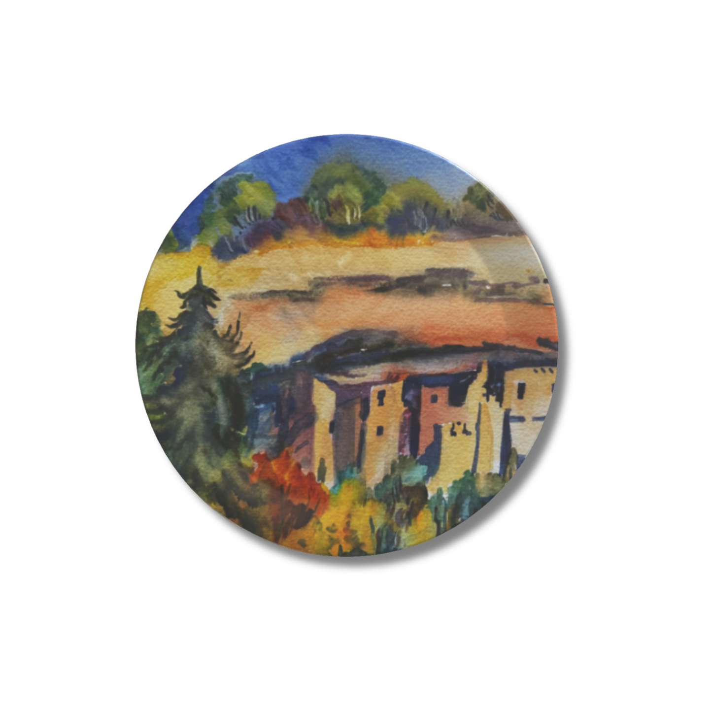 Party Plates  - Landscapes by Pilar, Set of 4