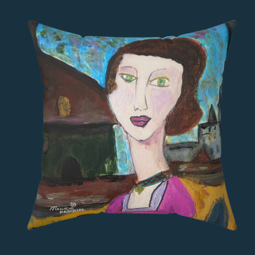 Decorative Pillow - Village Girl