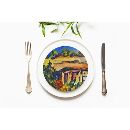 Party Plates  - Landscapes by Pilar, Set of 4